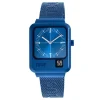 Reloj analógico y digital con brazalete de acero IP azul MARS^TOUS Outlet