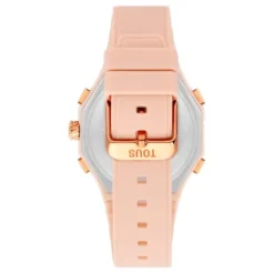 Reloj analógico/digital de acero IPRG nude con brazalete de nylon rosa Bet^TOUS Discount