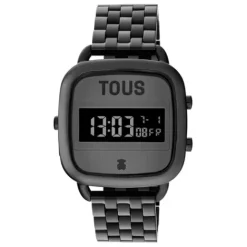 Reloj digital con brazalete de IP negro D-Logo^TOUS Best