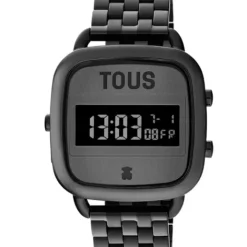 Reloj digital con brazalete de IP negro D-Logo^TOUS Best
