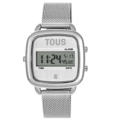 Reloj digital con brazalete de acero D-Logo New^TOUS Best