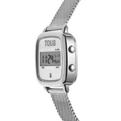 Reloj digital con brazalete de acero D-Logo New^TOUS Best