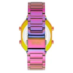 Reloj digital con brazalete de acero IP iridscente D-Bear^TOUS