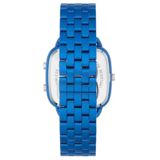 Reloj digital con brazalete de aluminio en color azul D-Logo^TOUS Hot