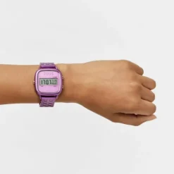 Reloj digital con brazalete de aluminio en color lila D-Logo^TOUS Hot