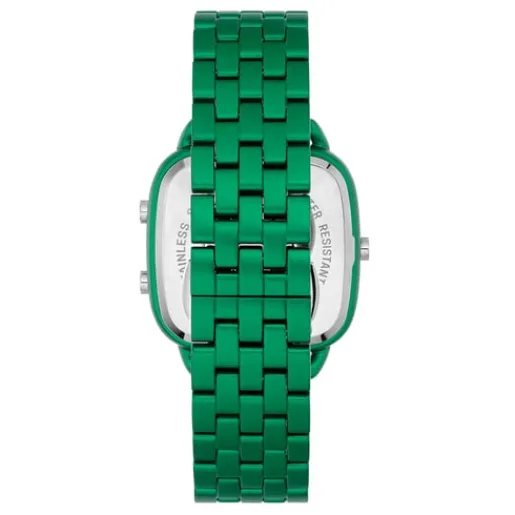 Reloj digital con brazalete de aluminio en color verde D-Logo^TOUS Outlet