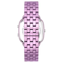 Reloj digital con brazalete de aluminio en color malva D-Logo^TOUS Best