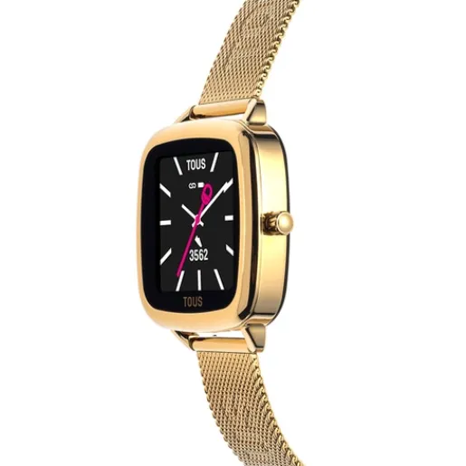 Reloj smartwatch con brazalete de IPG dorado D-Connect^TOUS Online