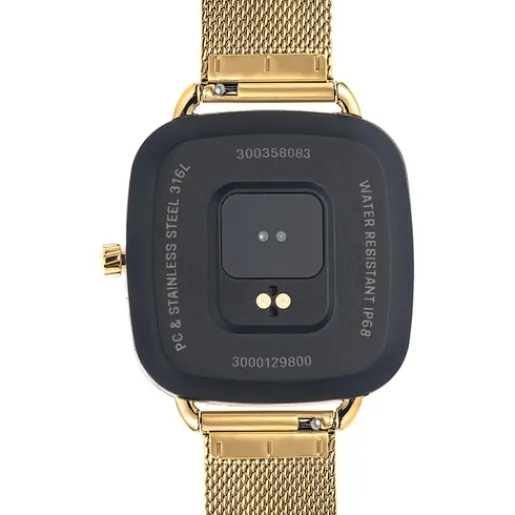 Reloj smartwatch con brazalete de IPG dorado D-Connect^TOUS Online