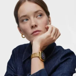 Reloj smartwatch con brazalete de IPG dorado D-Connect^TOUS Online