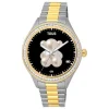 Reloj smartwatch con brazalete de acero, acero IP dorado y zirconias blancas T-Shine Connect^TOUS Discount