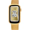 Reloj smartwatch con brazalete acero IPG dorado y caja de aluminio en color IPG dorado T-Band Mesh^TOUS Discount