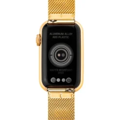 Reloj smartwatch con brazalete acero IPG dorado y caja de aluminio en color IPG dorado T-Band Mesh^TOUS Discount