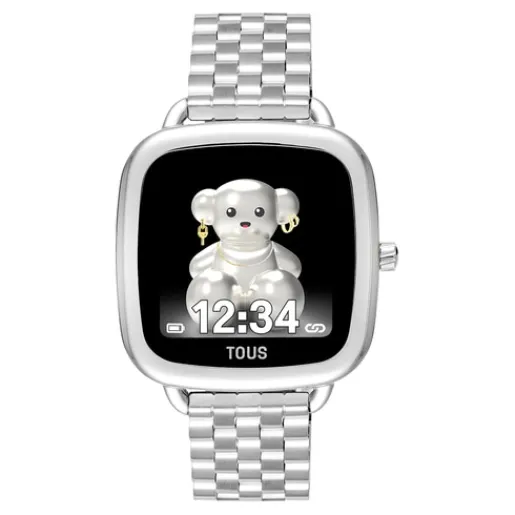 Reloj smartwatch con brazalete de acero D-Connect^TOUS Clearance