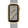 Reloj smartwatch con brazalete de acero y caja de aluminio en color IPG dorado T-Band Mesh^TOUS Outlet