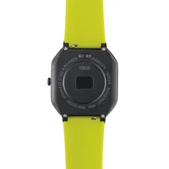 Reloj smartwatch con correa de nylon y correa de silicona verde B-Connect^TOUS Best