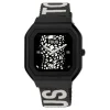 Reloj smartwatch con correa de nylon y correa de silicona lila B-Connect^TOUS Online