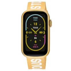 Reloj smartwatch con correa de nylon y correa de silicona blanca T-Band^TOUS Hot