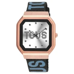 Reloj smartwatch con correa de nylon y correa de silicona azul B-Connect^TOUS Discount