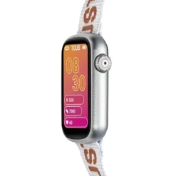 Reloj smartwatch con correa de nylon y correa de silicona rosa T-Band^TOUS Outlet