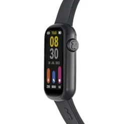 Reloj smartwatch con correa de nylon y correa de silicona negra T-Band^TOUS Outlet