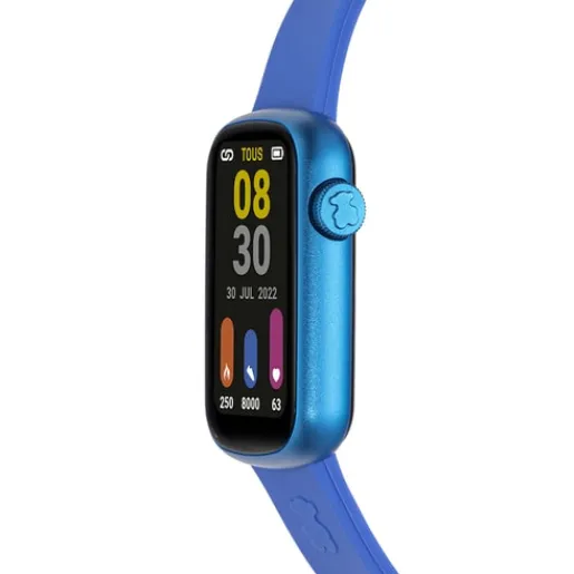 Reloj smartwatch con correa de nylon y correa de silicona azul T-Band^TOUS Sale