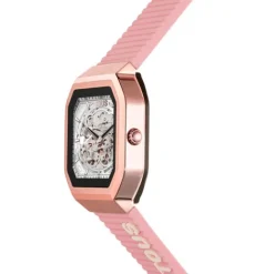 Reloj smartwatch con correa de nylon y correa de silicona rosa B-Connect^TOUS New