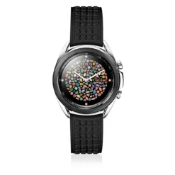 Reloj smartwatch Samsung Galaxy Watch3 X de acero IP negro con correa de silicona negra^TOUS Outlet