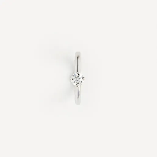 Solitario de oro blanco con diamante ATELIER UNIQUE PIECES^TOUS Online