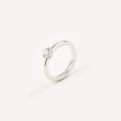Solitario de oro blanco con diamante ATELIER UNIQUE PIECES^TOUS Online