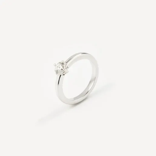 Solitario de oro blanco con diamante ATELIER UNIQUE PIECES^TOUS Online