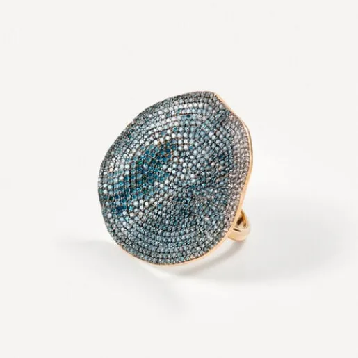 Sortija de oro con diamantes tratados ATELIER UNIQUE PIECES^TOUS New