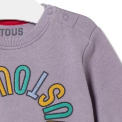 Sudadera logo circular Casual lila^TOUS Discount