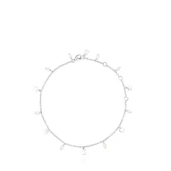Tobillera de plata y perlas Cool Joy^TOUS Outlet