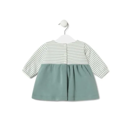 Vestido de bebé niña Classic verde^TOUS