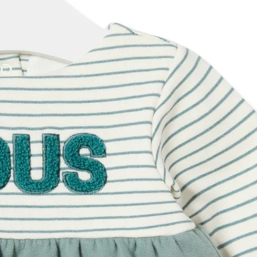Vestido de bebé niña Classic verde^TOUS